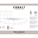 Voodi "Cobalt" King Size disain voodi