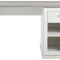 Hom`in kirjutuslaud 135/59/76 cm tamm, valge - Home Outlet Estonia